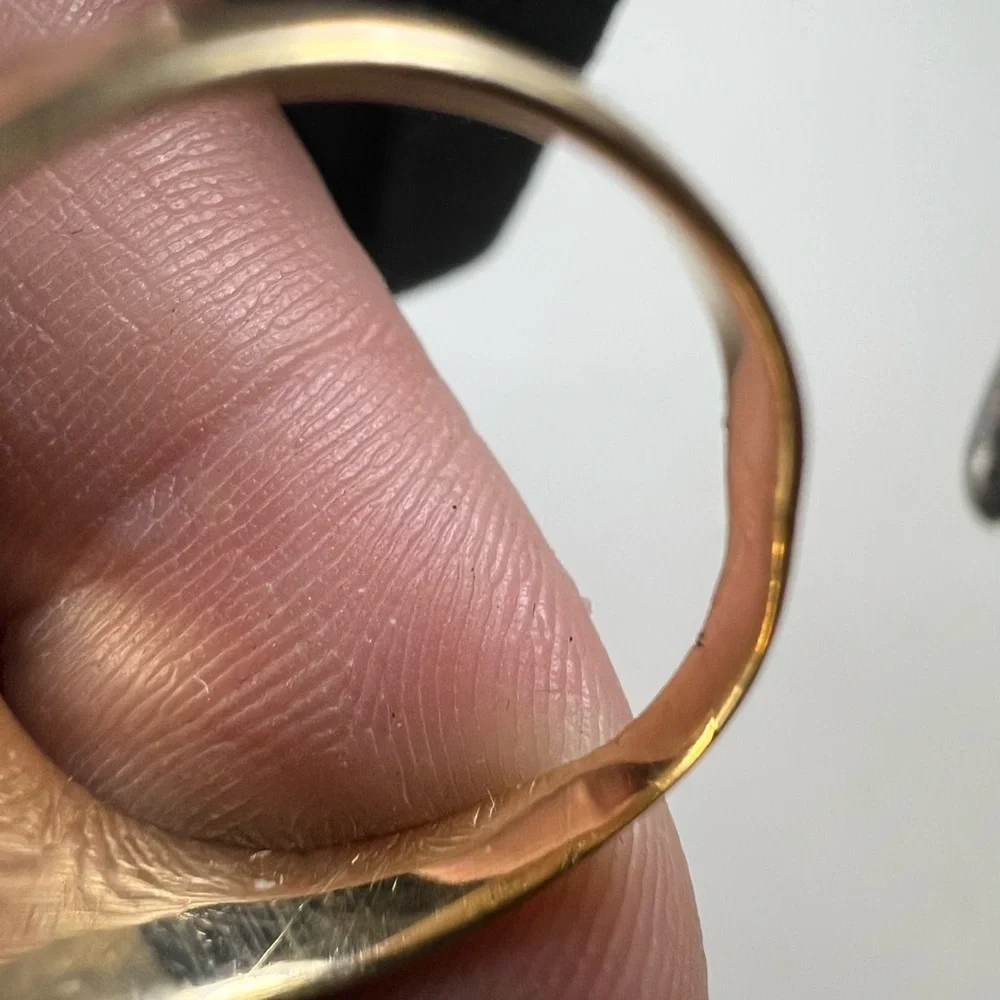 Vintage 14K Yellow Gold Tiger's Eye Roman Soldier Cameo Ring